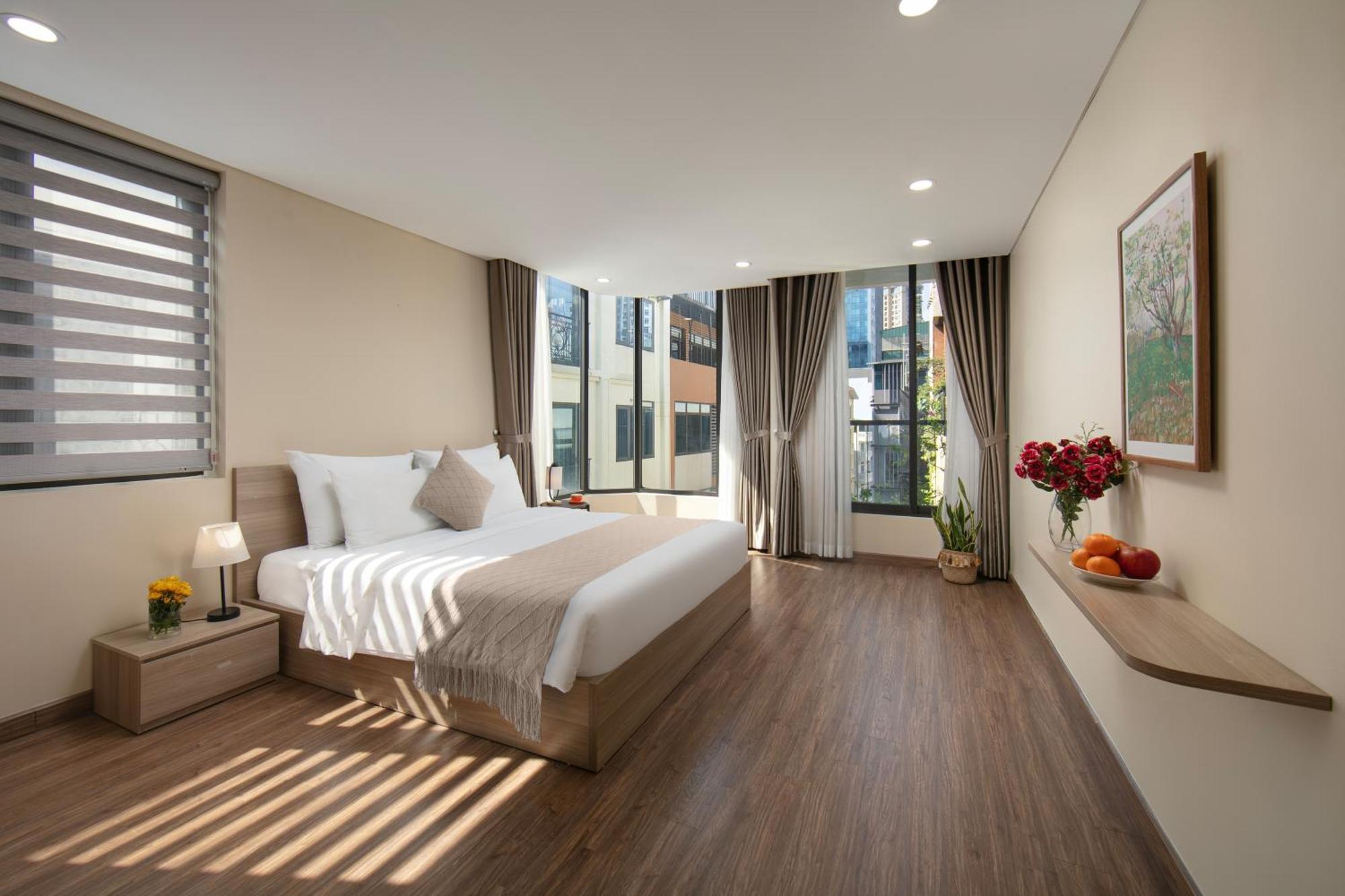 Hb Serviced Apartment - Lac Long Quan Hanoi Exterior photo