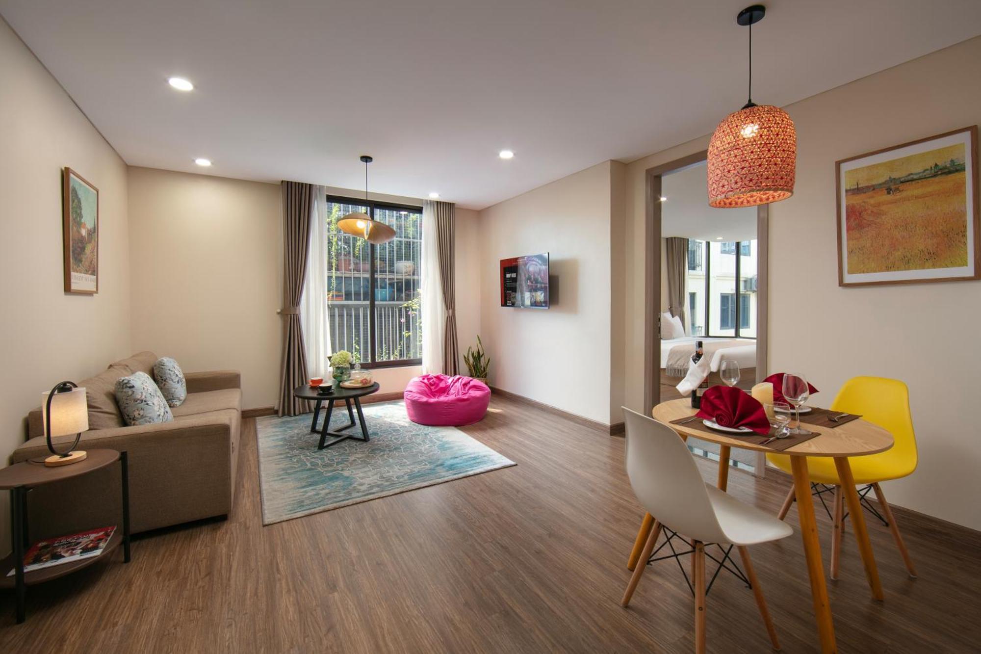 Hb Serviced Apartment - Lac Long Quan Hanoi Exterior photo